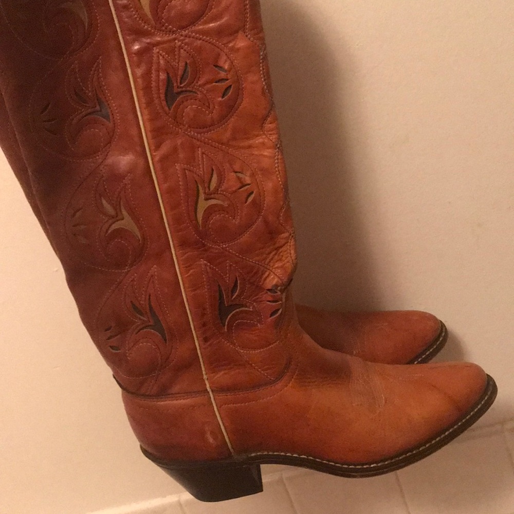Acme vintage western cowgirl boots